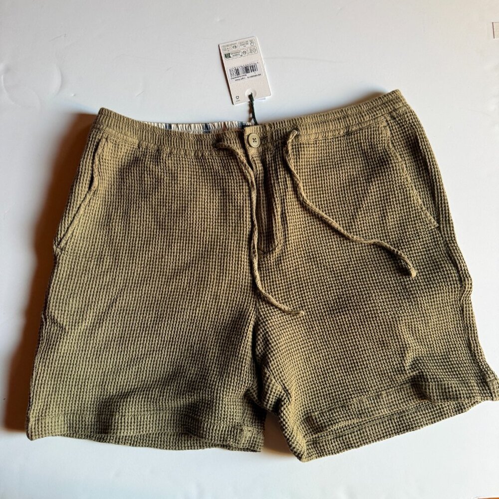 Barbour Sandwood Waffle Shorts - Light Moss Green - Men’s Large